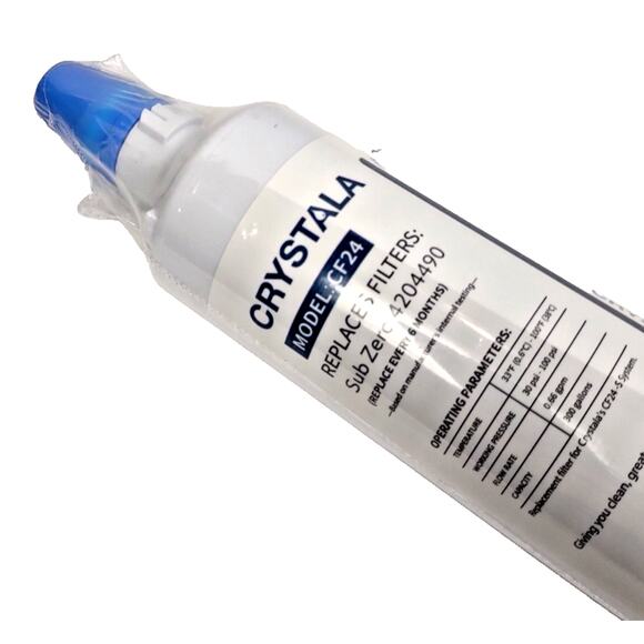 New Crystala Cf24 Refrigerator Water Filter Replaces Subzero 4204490 Filter - Picture 3 of 5